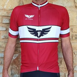 La Fuga Short Sleeve Jersey – Classic Red Front